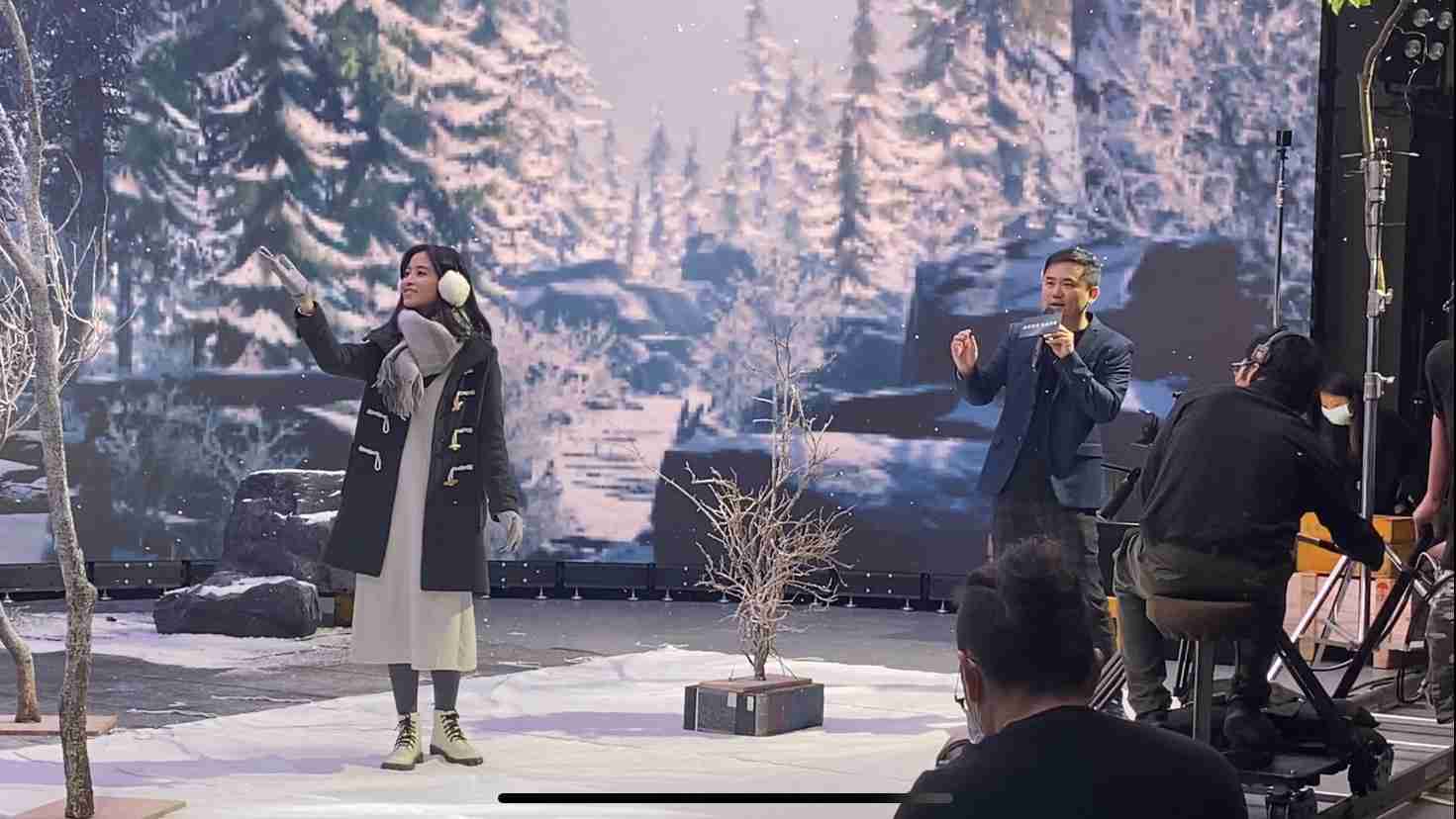 蓝狮在线以ALED先进显屏技术，，，与金马奖视觉特效团队“再现影像”携手合作打造LED虚拟摄影棚，，，提供沉浸式表演体验，，并精简拍摄成本与时间